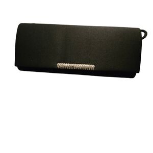Black Satin Clutch
